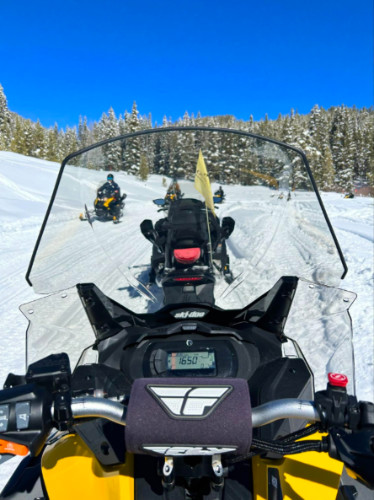 View from the Snowmobile