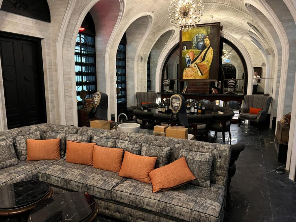 View from the interior of Pink Pearl