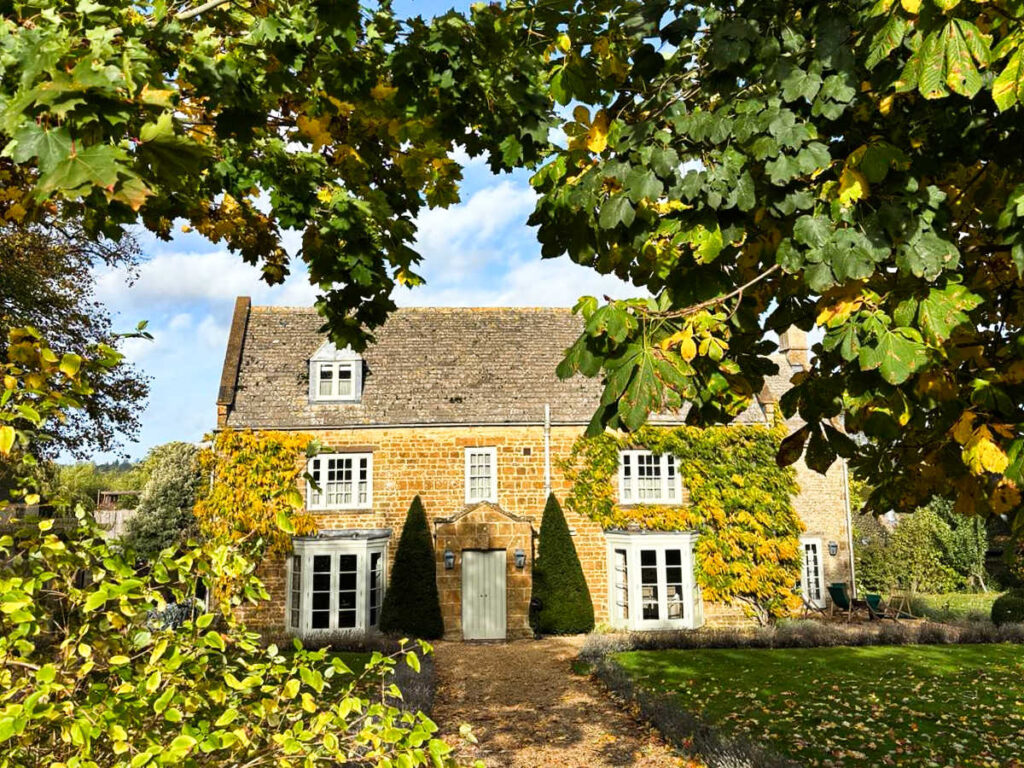 Facade of the countryside at Soho Farmhouse