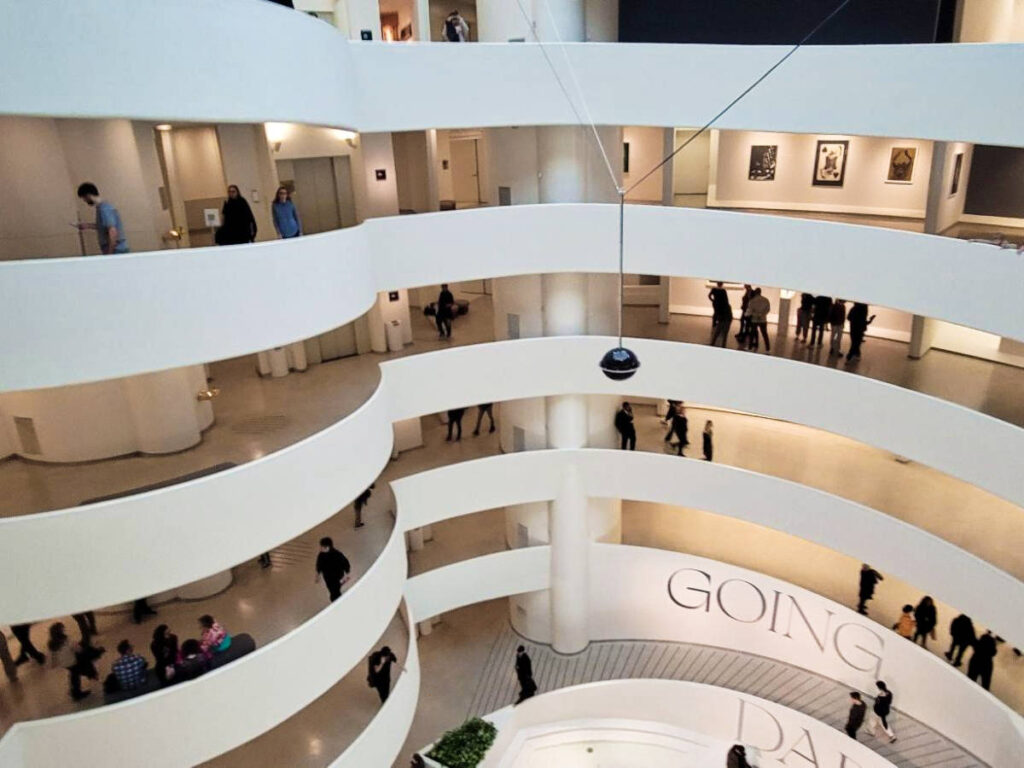 Interior view of the Solomon R. Guggenheim Museum