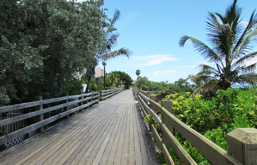 Scenic view from the South Beach Boardwalk