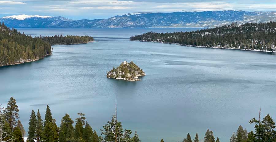 Scenic view from the South Lake Tahoe