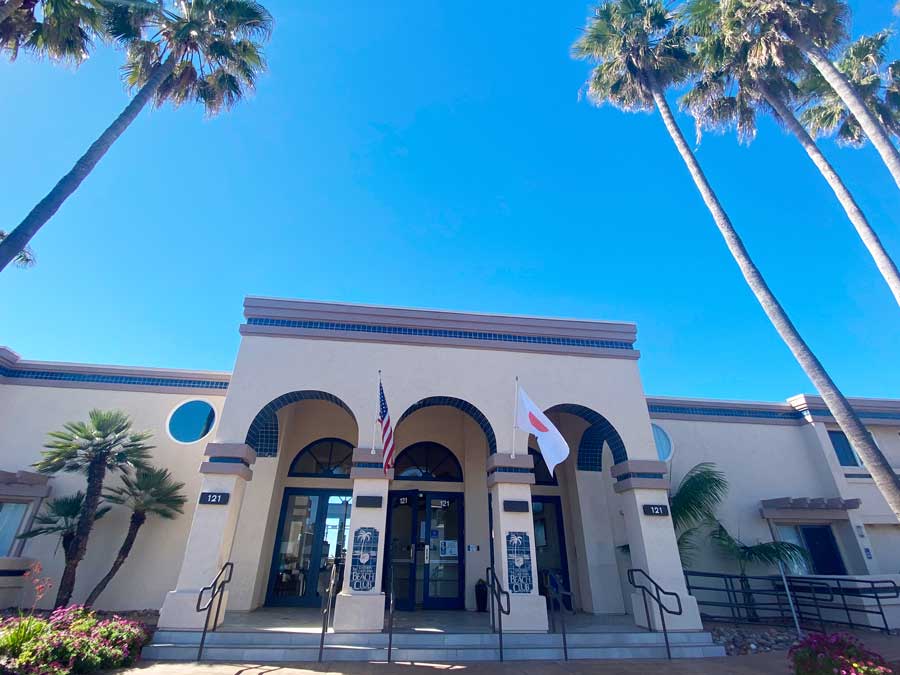 View of the Southern California Beach Club from the outside