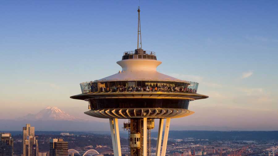The Space Needle in Seattle, Washington