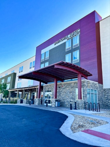 Exterior view of the Springhill Suites at Denver West