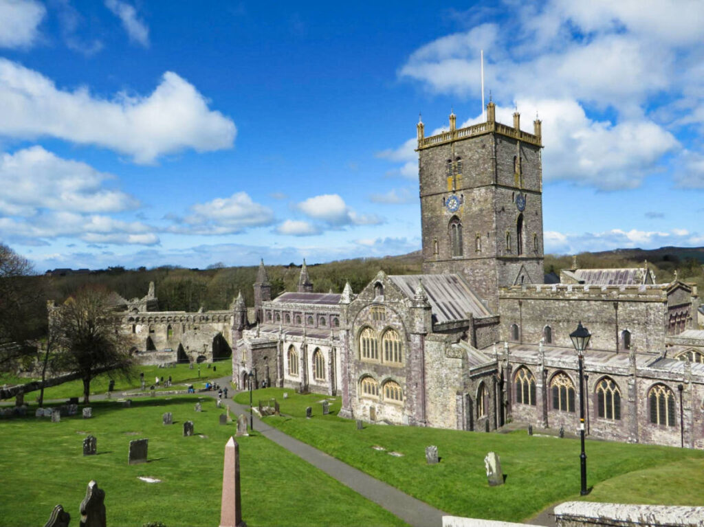 Exterior view of the St David’s Cathedral