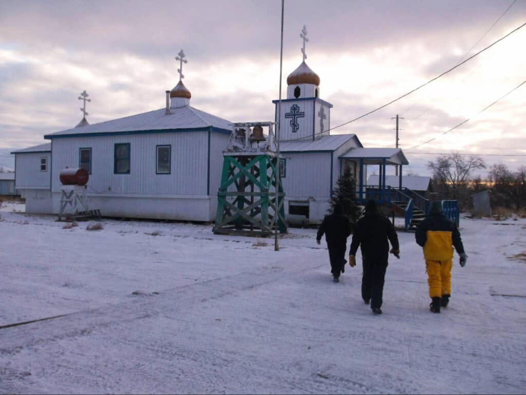 The St. Nicholas Orthodox Christian Church from the outside