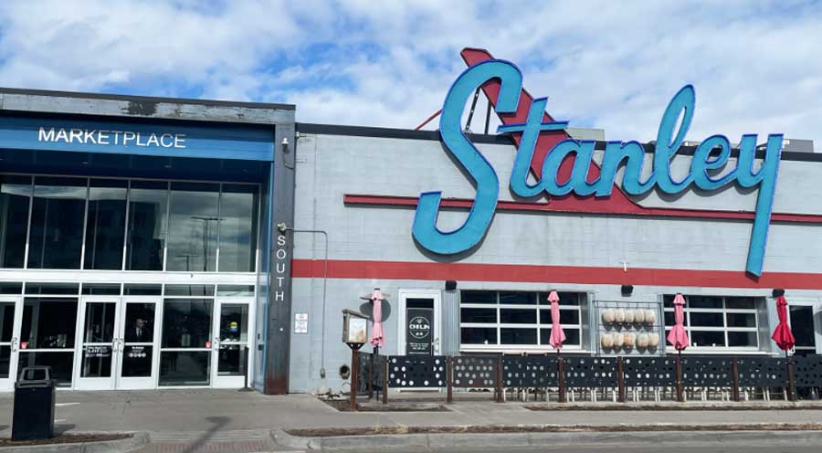View from the outside of the Stanley Marketplace