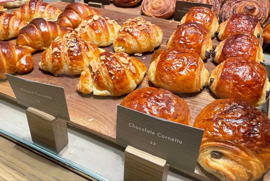 Different kind of pastries from Starbucks Reserve Roastery