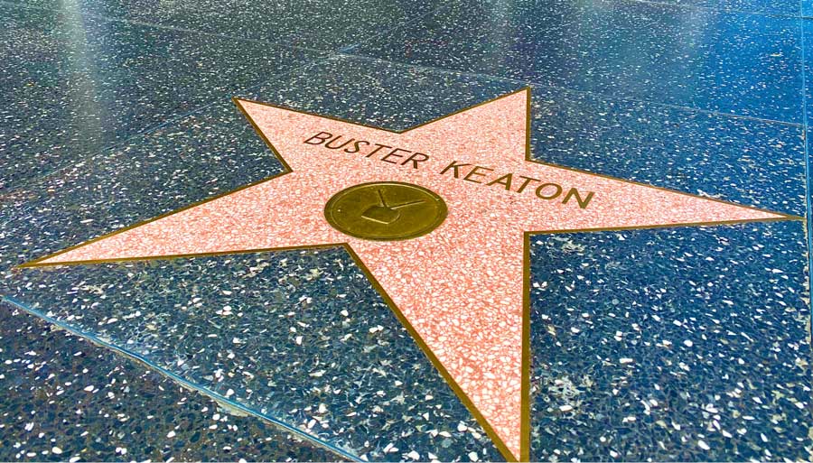 Buster Keaton star in the Hollywood Walk of Fame