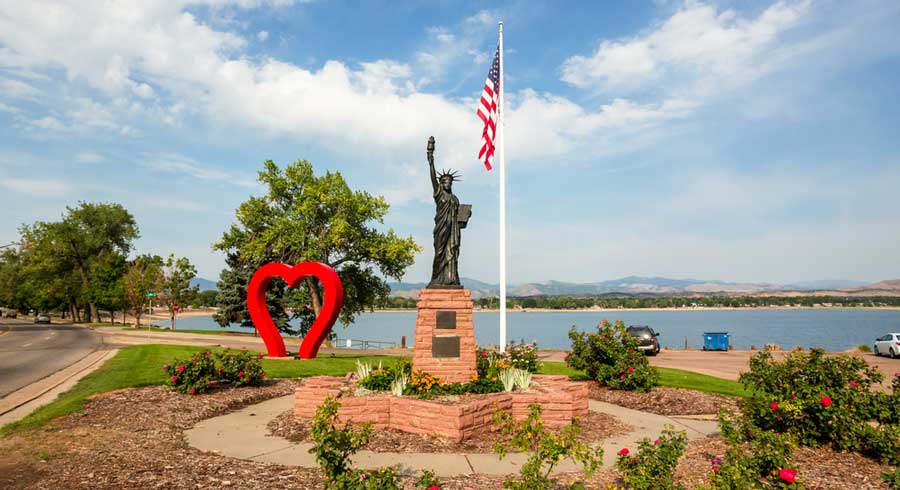 The Statue of Liberty Replica in Loveland
