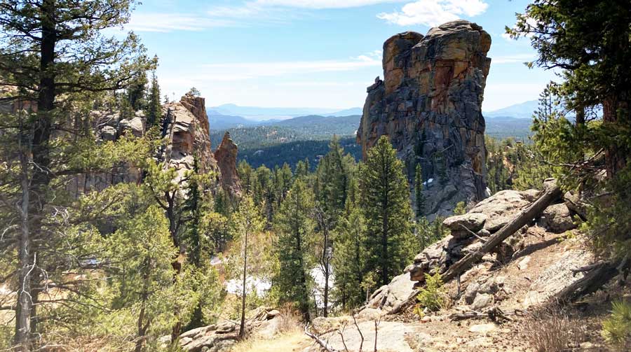 View from the Staunton State Park in Colorado