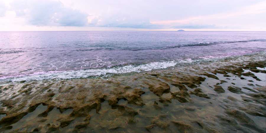View from the Steps Beach in Rincon