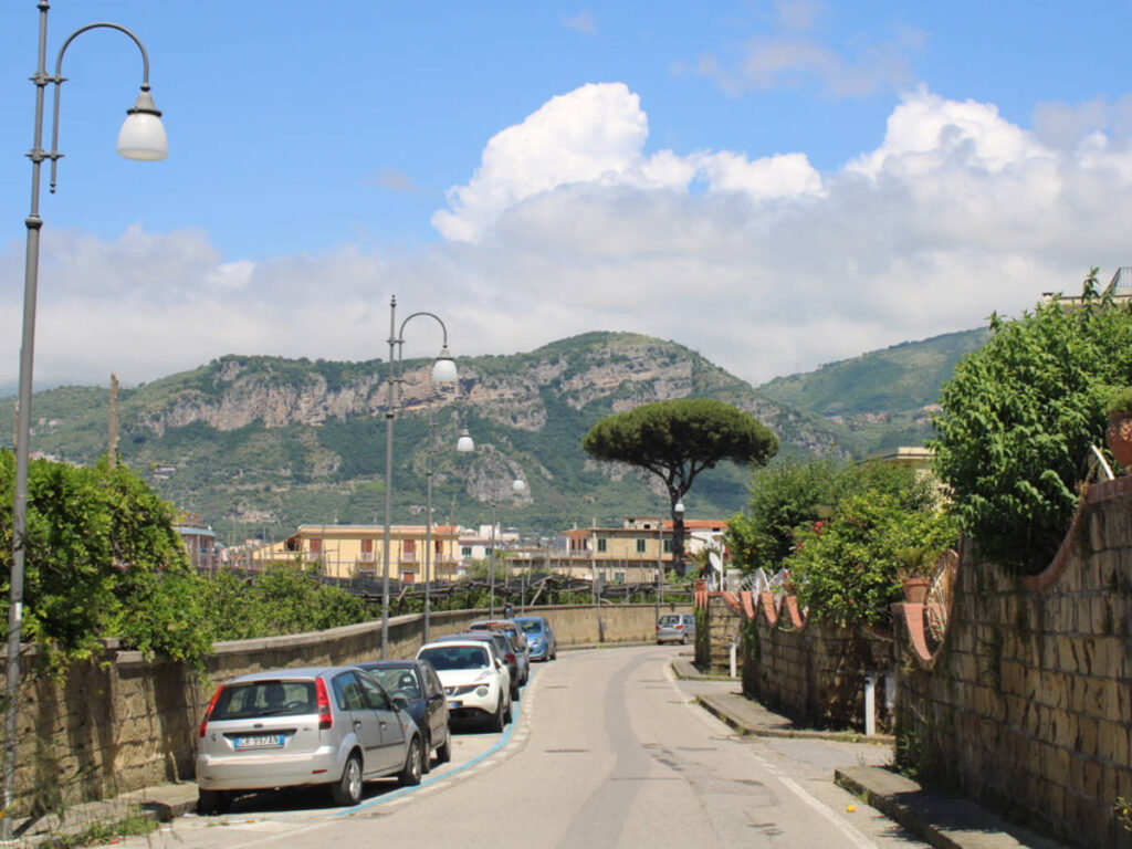 Scenic views from the street of Sant’Agnello