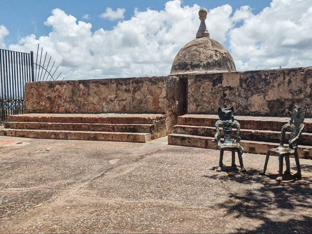 View from a historical building in Puerto Rico during a sunny day