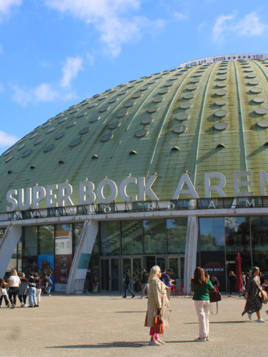 View outside the Super Bock Arena