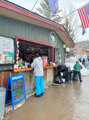 The storefront of T Bar at Steamboat