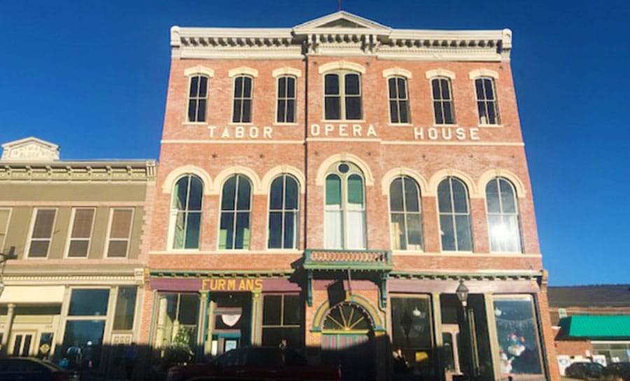 The Tabor Opera House building from the outside