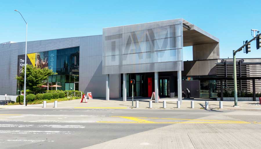 The Tacoma Art Museum building from the outside
