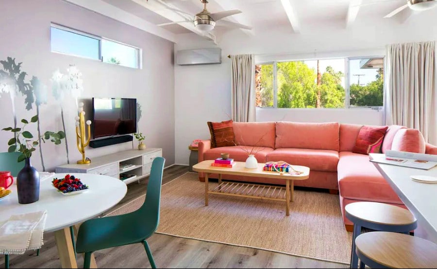 A modern interior of Agave Moon boutique in Palm Springs