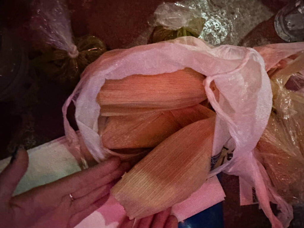 Tamales from the tamale guy in Chicago