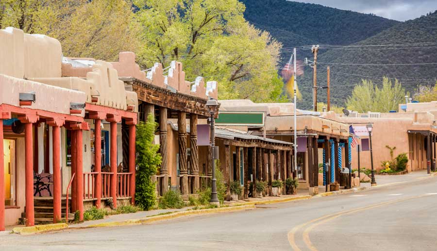 View of infrastructure in Taos