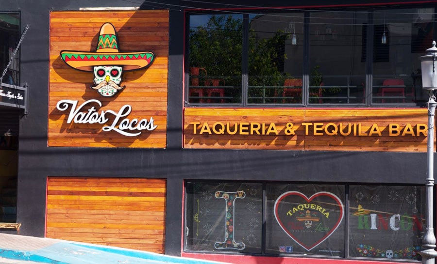 View of Taqueria Vatos Locos from the outside