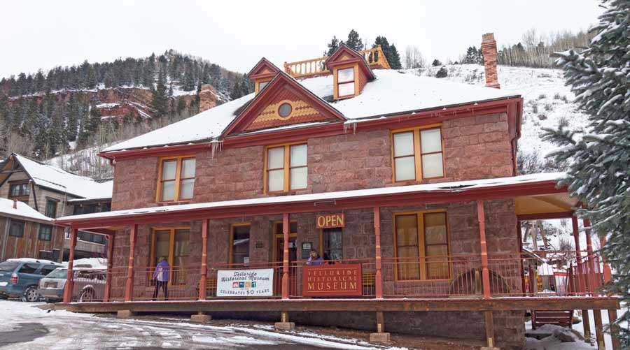 The Telluride Historical Museum from the outside