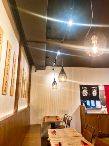View of the simple interior of Tenmaru