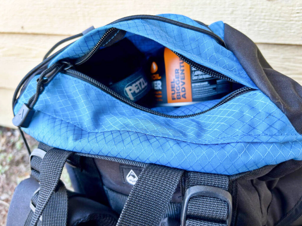 A peek inside the Teton Sports Scout 45 Backpack