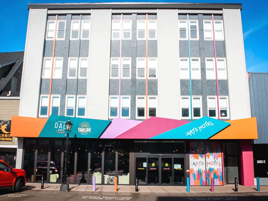 View of The Arts Hotel from the outside