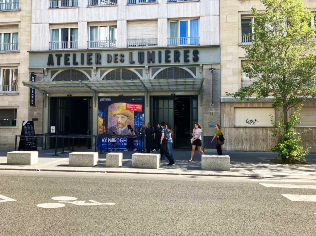 Exterior view of The Atelier des Lumières