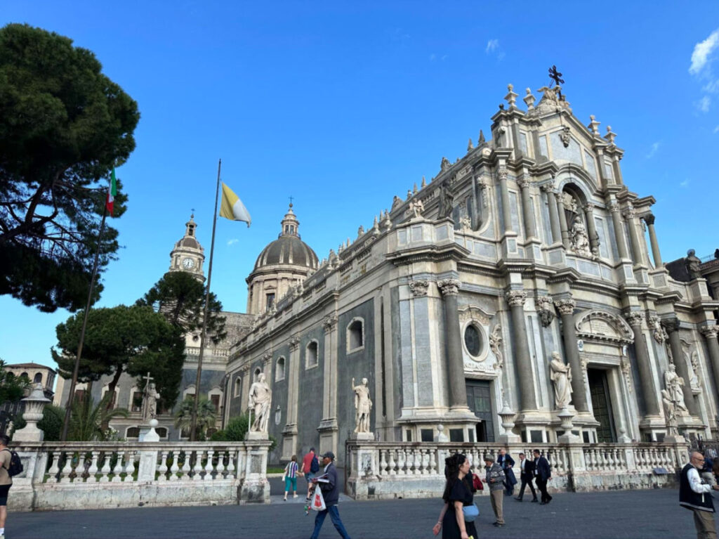 Outside view of the Basilica Cattedrale di Sant'Agata