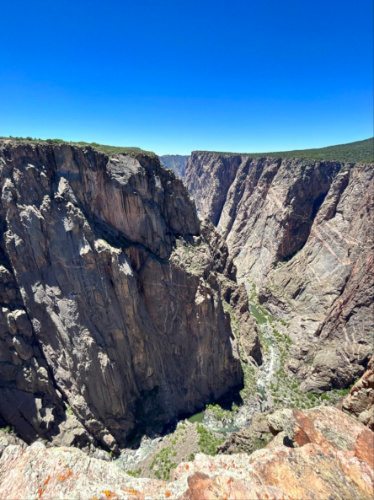 View of the Black Canyon of the Gunnison in Colorado