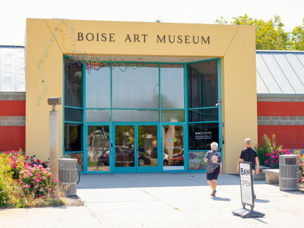 View of the entrance to The Boise Art Museum
