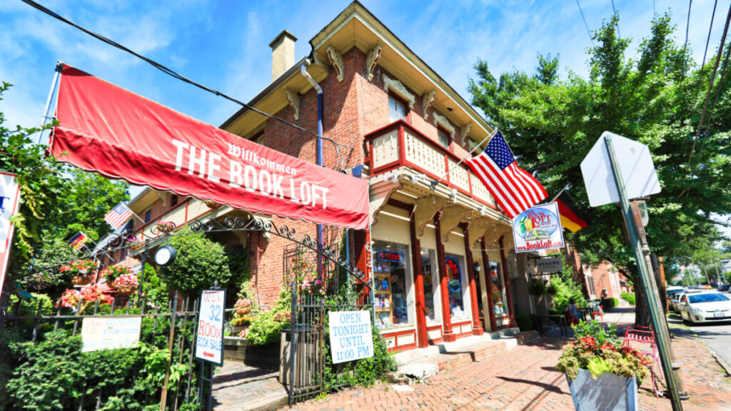 Exterior view of The Book Loft at German Village