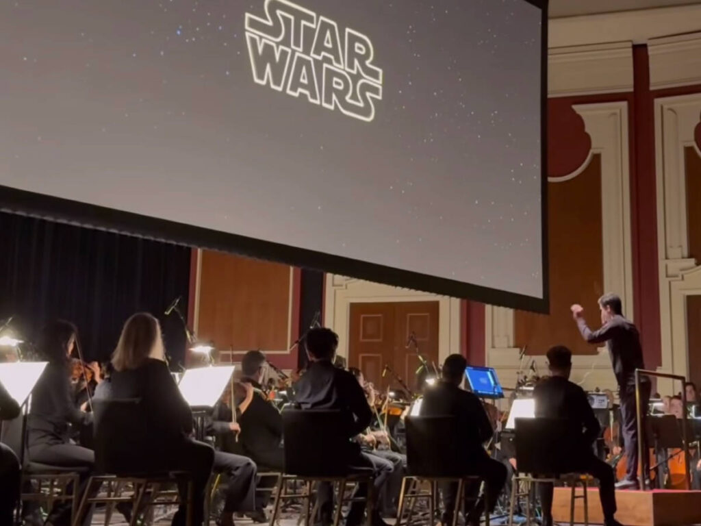 A Star Wars concert show performed by The Boston Symphony Orchestra