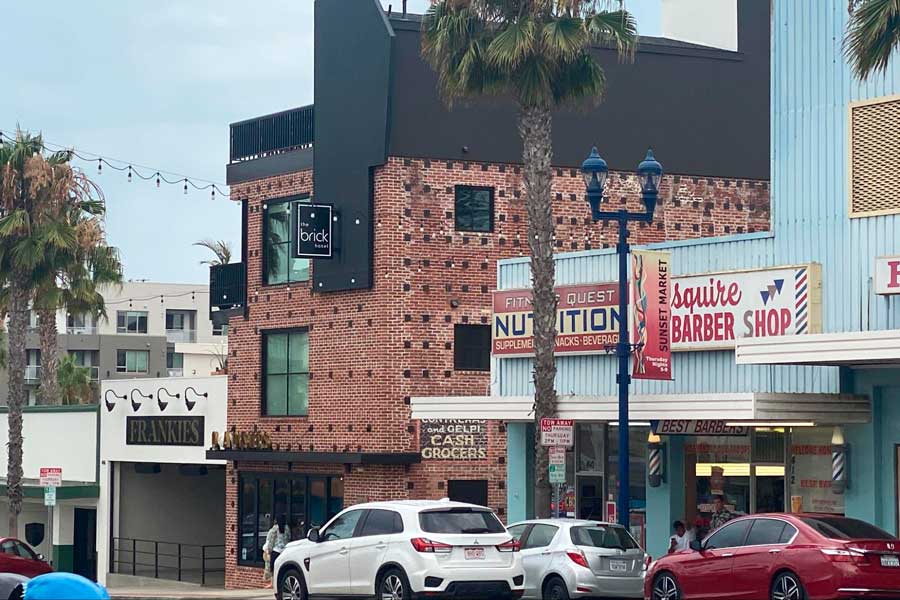 The Brick Hotel from the outside