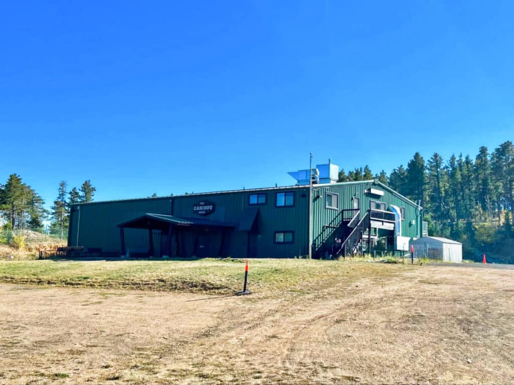 Exterior view of The Caribou Room in Nederland