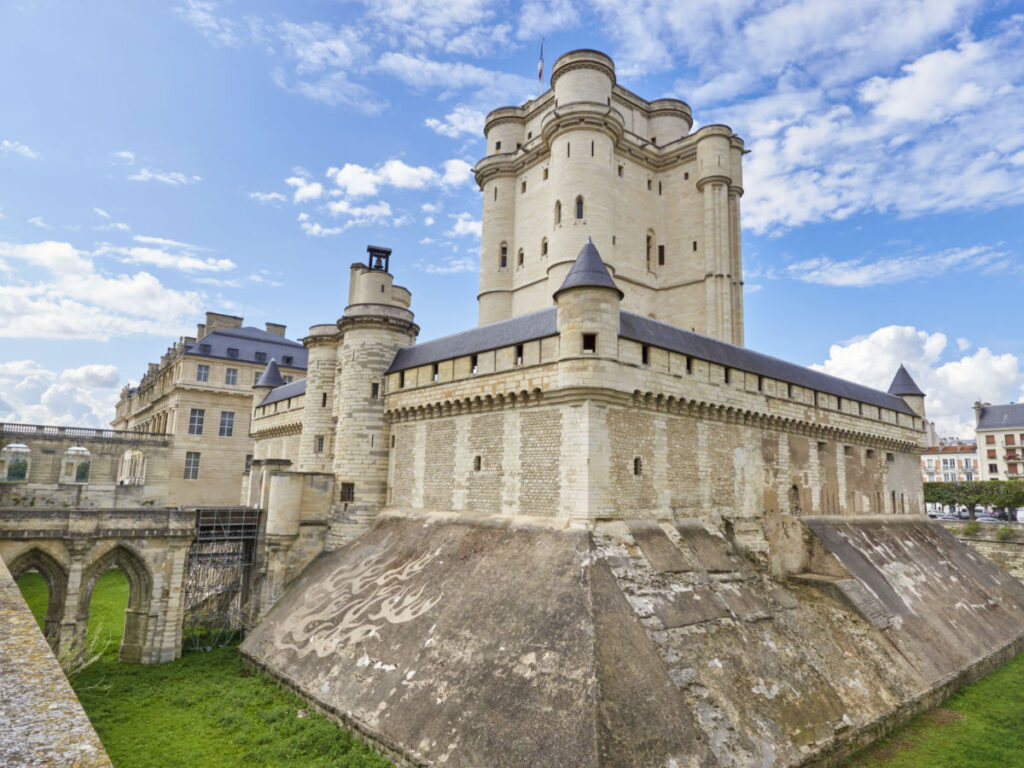 View of the castle of Vincennes in Paris, erected by Louis VII