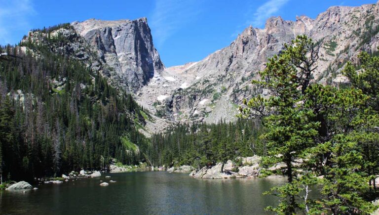 View from the Emerald Lake Trail in Colorado