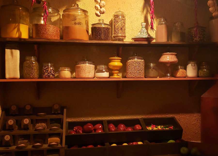 The Market Square room in The Escape Game