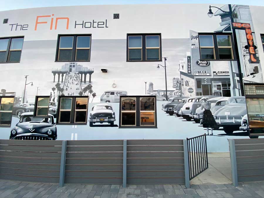 View of The Fin Hotel from the outside