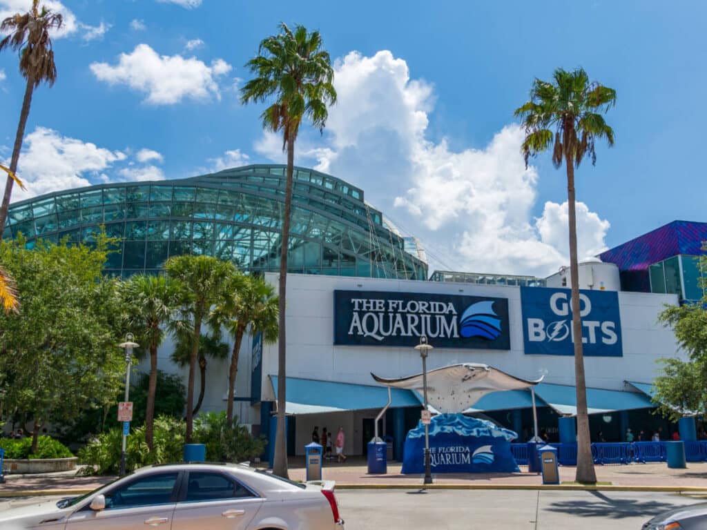 The Florida Aquarium building from the outside