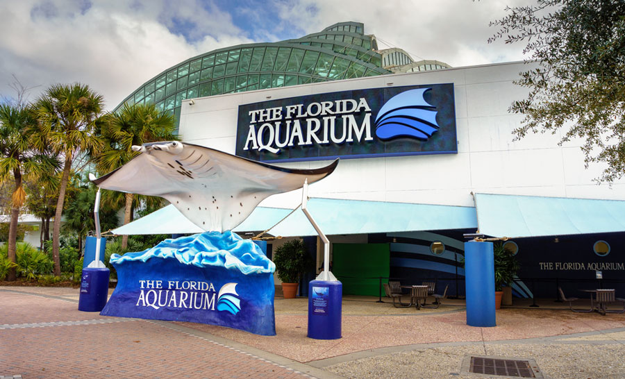 View of The Florida Aquarium from the outside