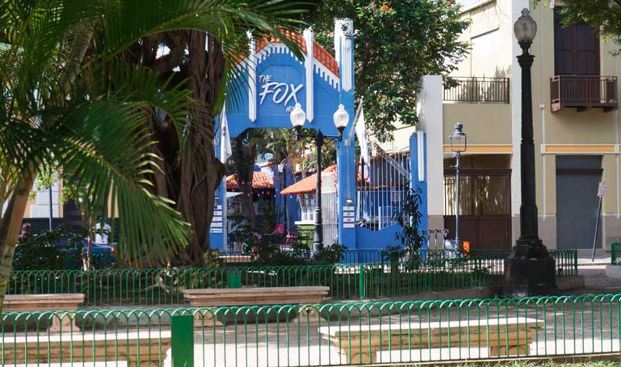 The Fox Hotel from the outside