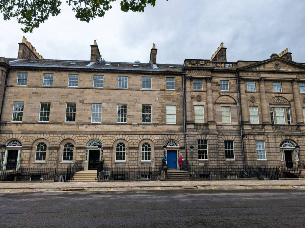 View of the exterior of The Georgian House