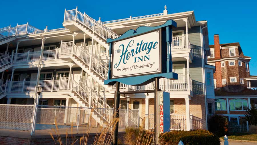 View of The Heritage Inn from the outside