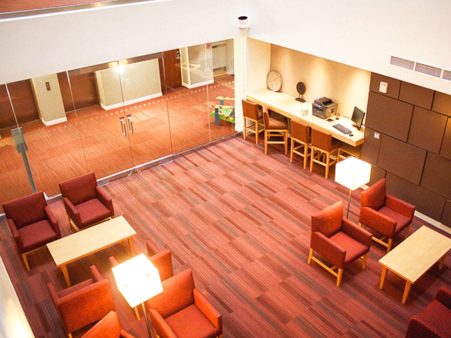 View of the lounge area in The Holman Grands Hotel