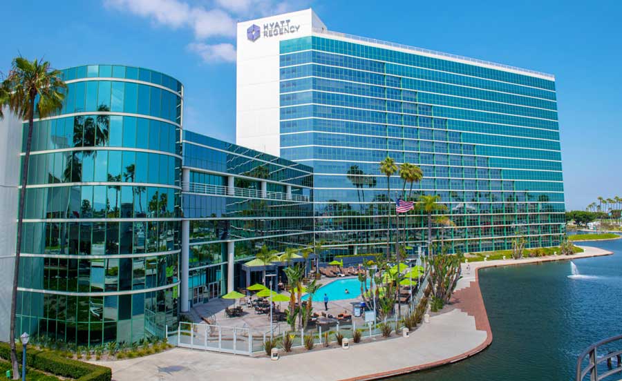 View of the Hyatt Regency building